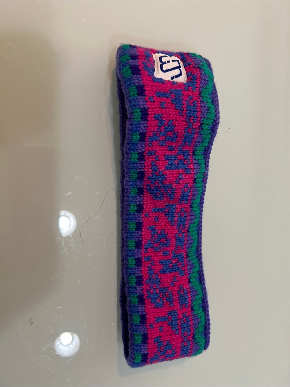 Vintage Colors pop wool  Knit Headband Murray Merkley Canada unisex